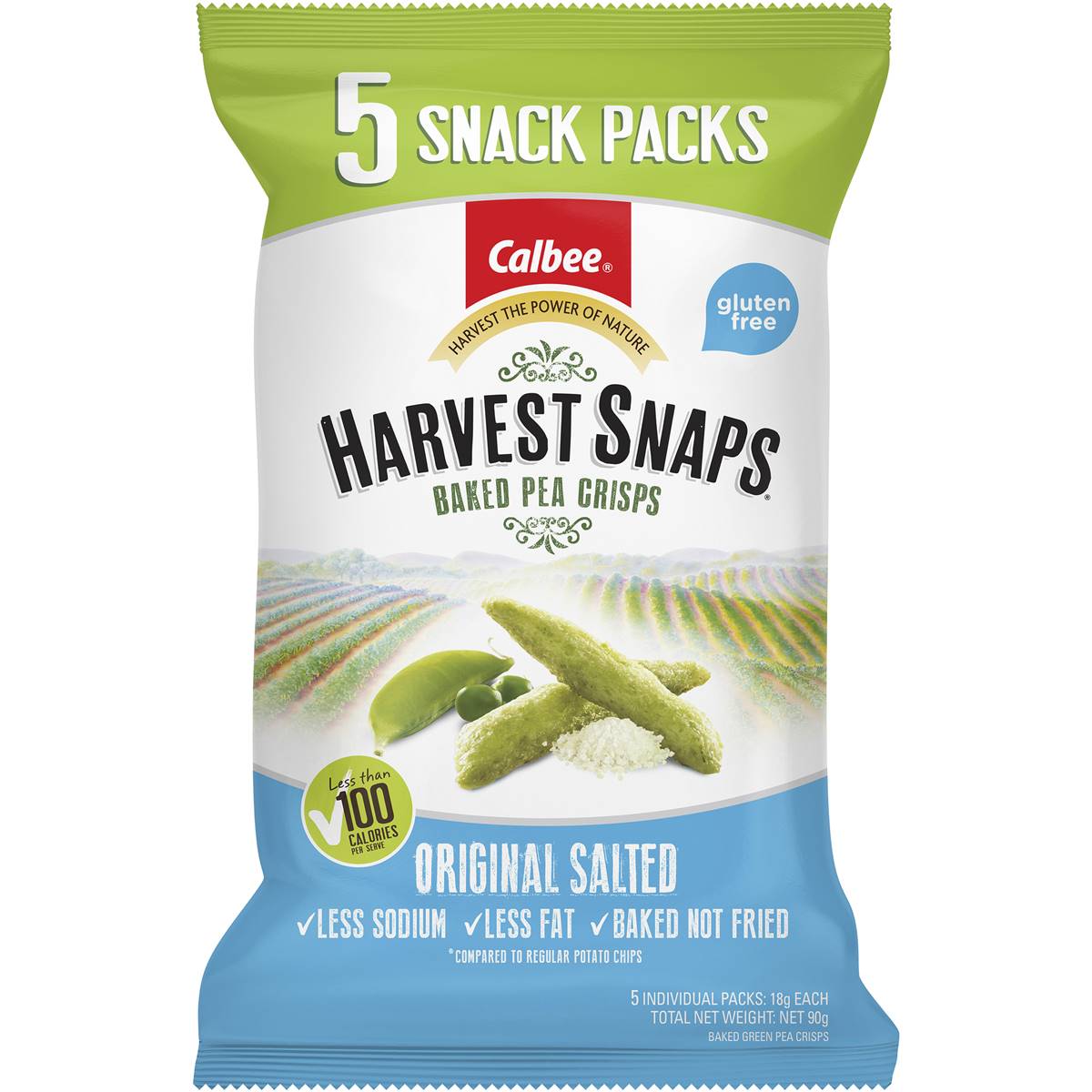 Calbee Harvest Snaps Original Salted 5pk