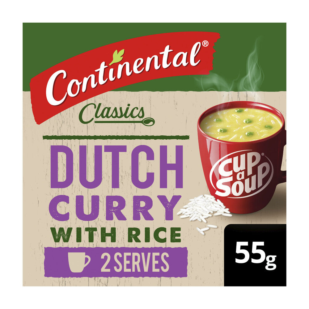 Continental Dutch Curry with Rice Soup 55g 2pk
