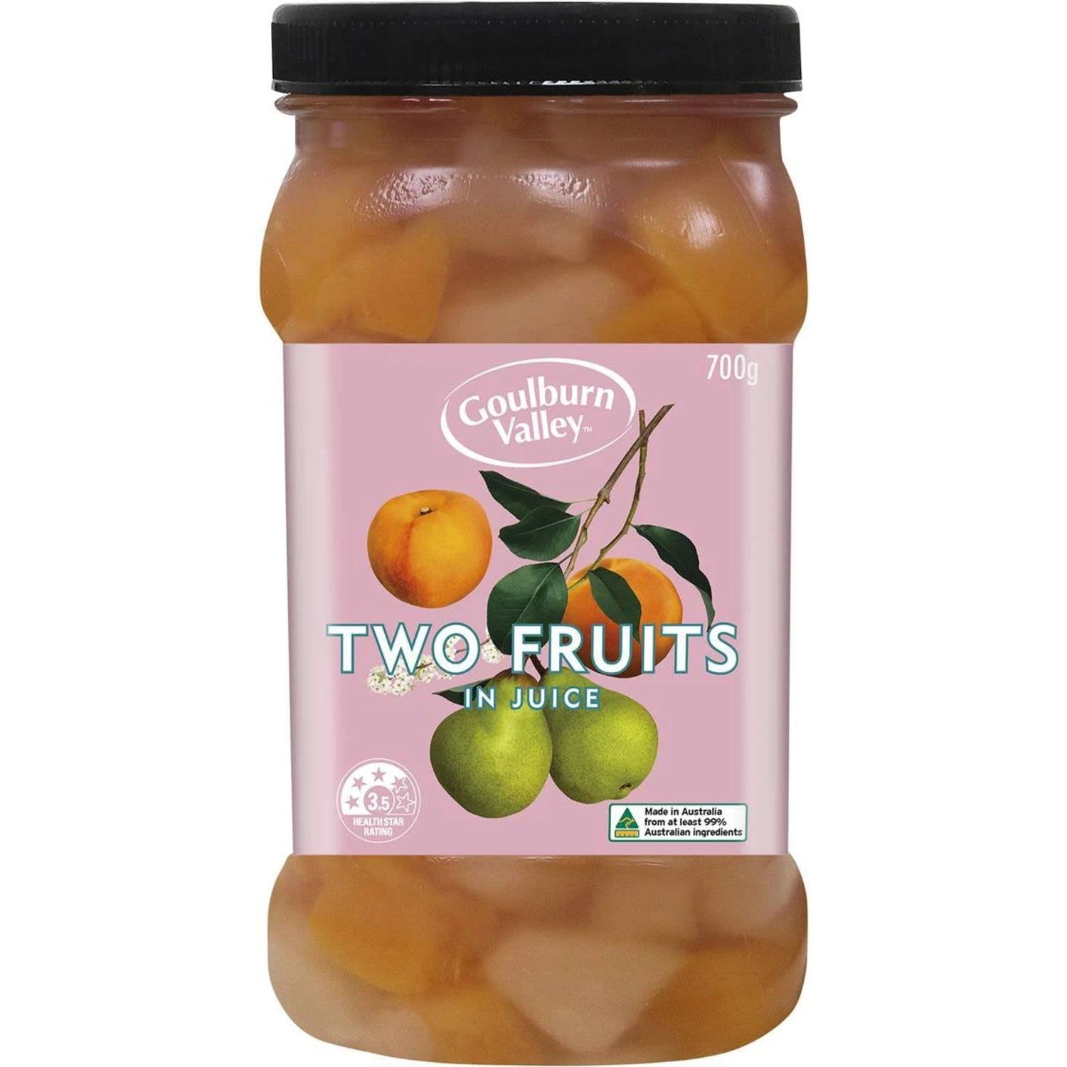Goulburn Valley Two Fruits In Juice 700g