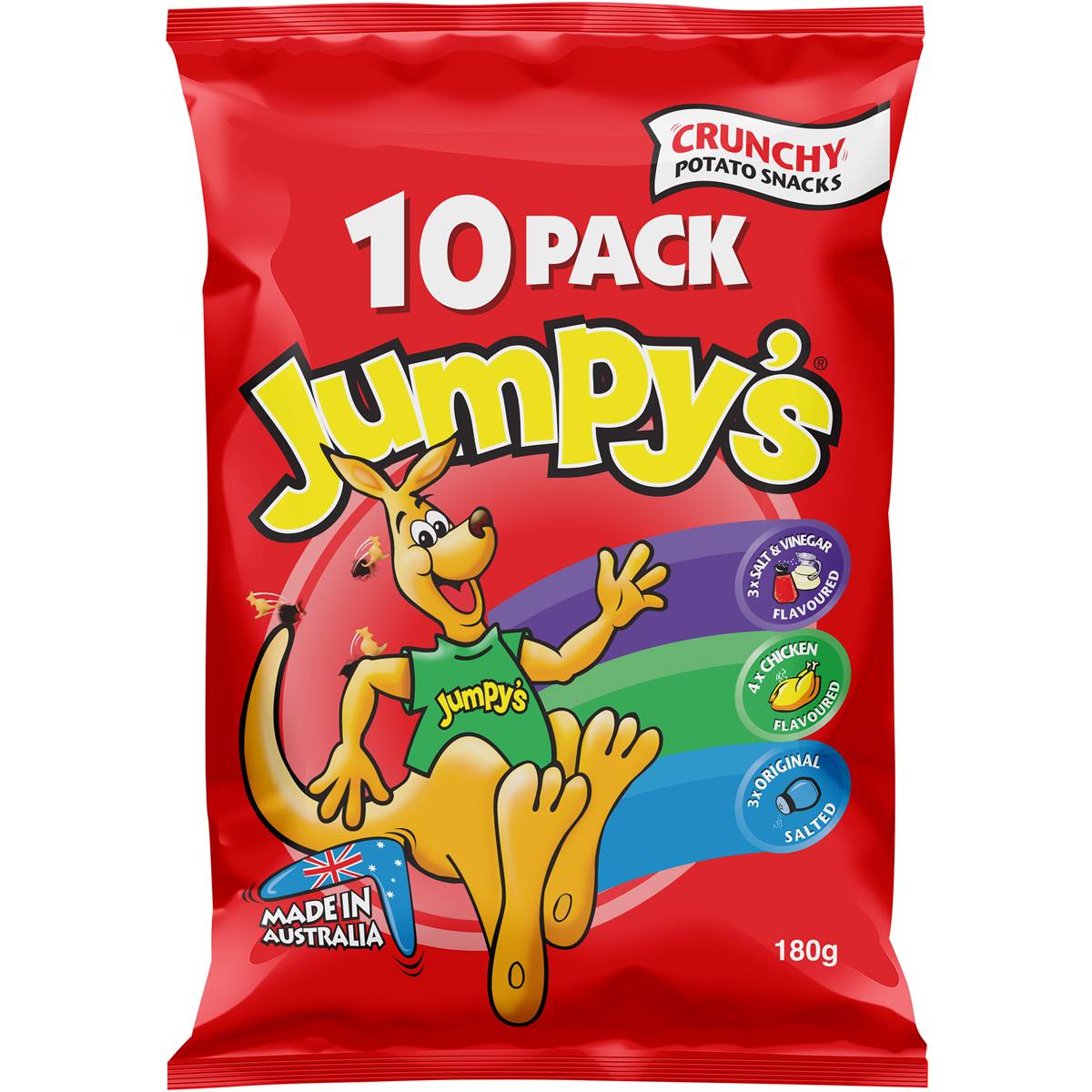 Jumpy's Potato Snacks Multipack 180g 10pk