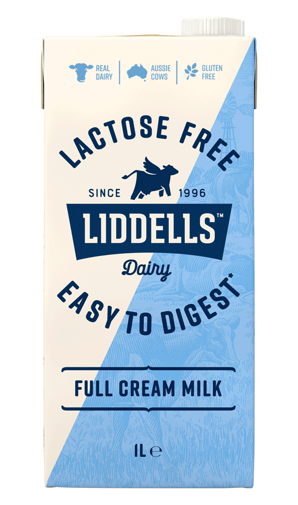 Liddell's Milk Lactose Free Full Cream 1L