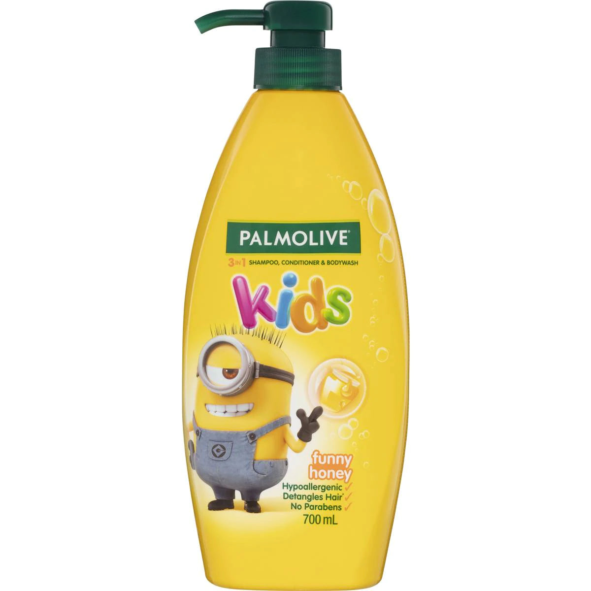 Palmolive Kids 3in1 Shampoo Conditioner Body Wash Honey 700ml