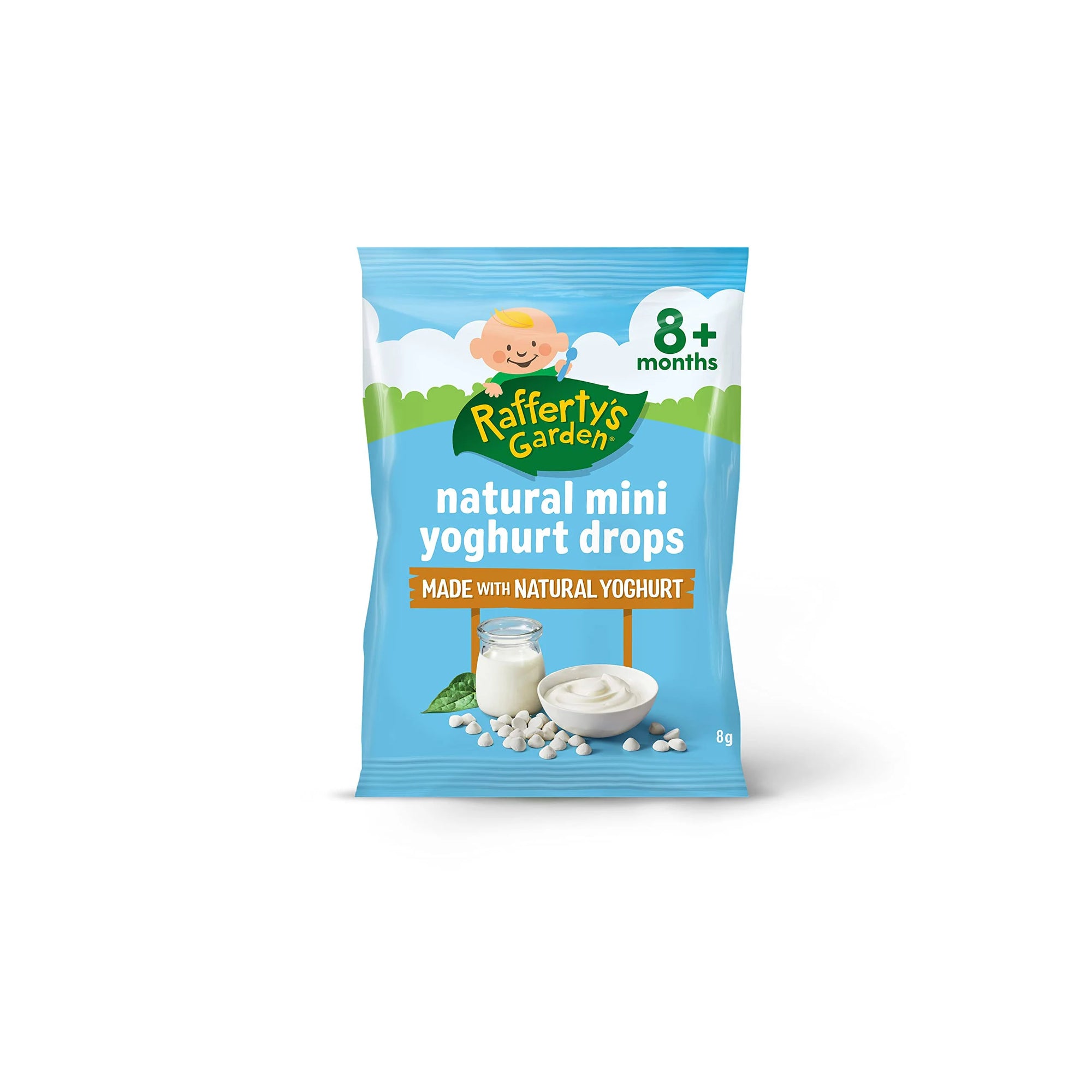Rafferty's Garden Yoghurt Drops Mini Natural 8g