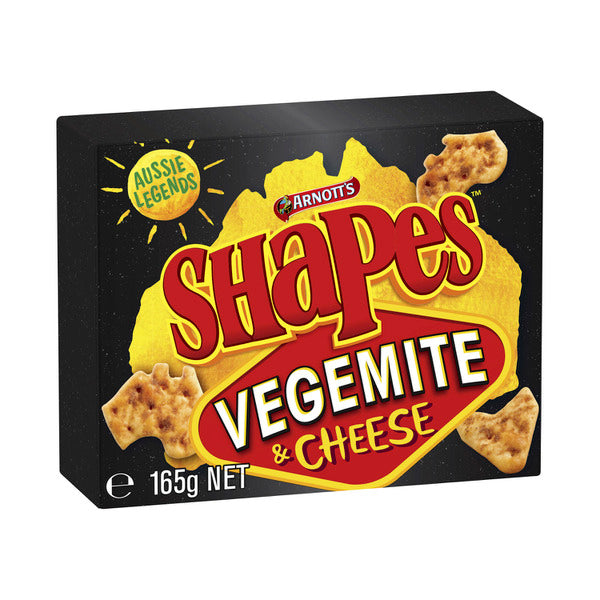 Arnott's Shapes Vegemite & Cheese 165g