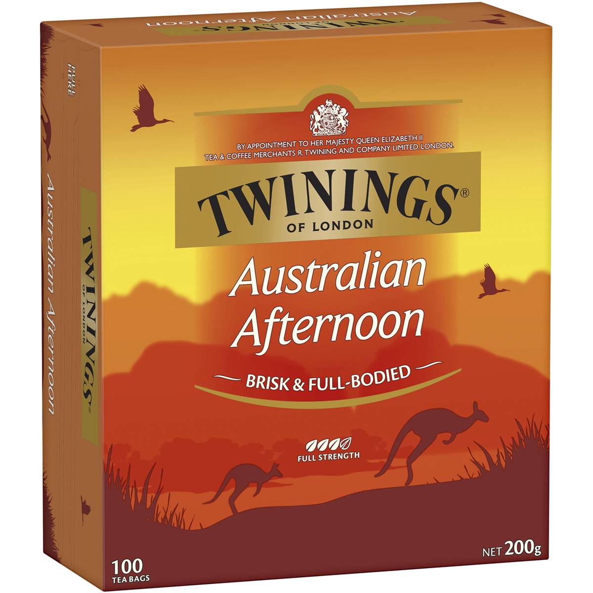 Twinings Tea Bags Australian Afternoon 200g 100pk
