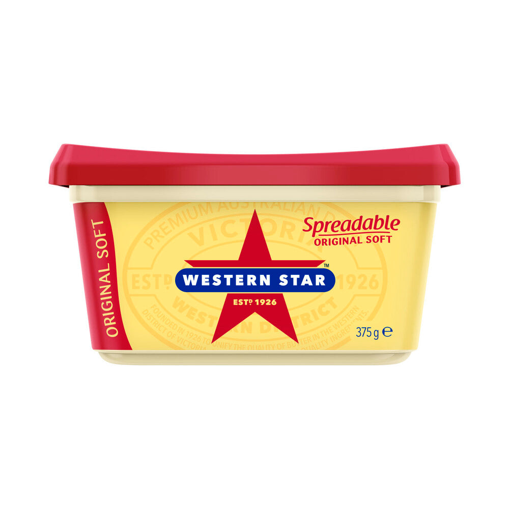 Western Star Original Soft Spreadable Butter 375g