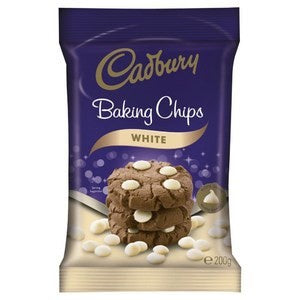 Cadbury Baking White Chocolate Chips 200g