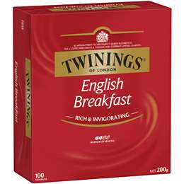 Twinings Tea Bags English Breakfast 200g