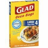 Glad Oven Bag Large 4pk