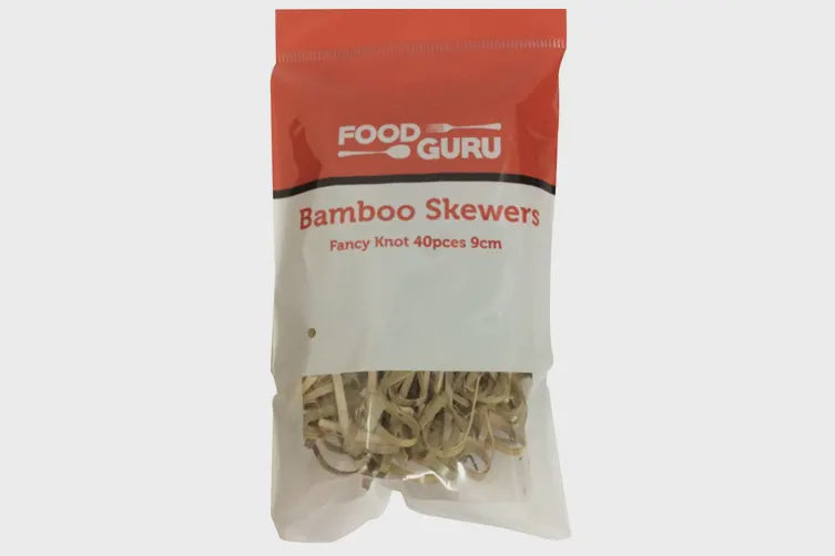 Food Guru Bamboo Knot Skewer 9cm 40pk