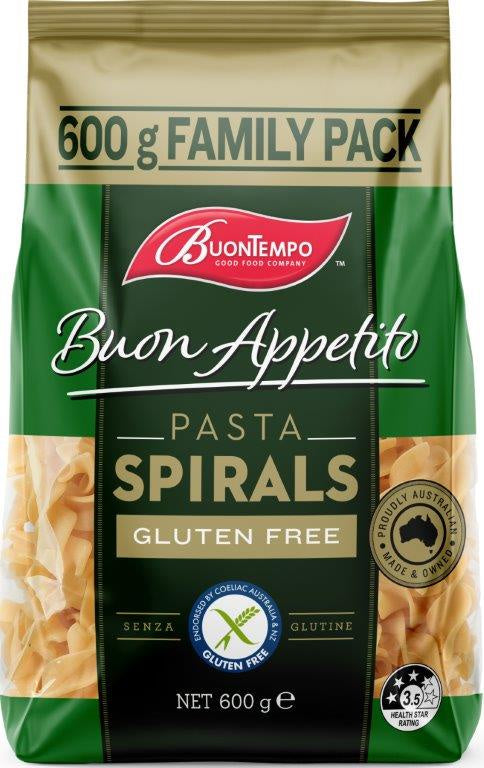 Buontempo Gluten Free Pasta Spirals 600g