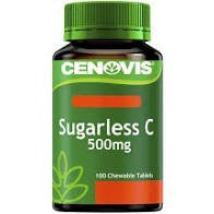 Cenovis Sugarless C 500mg Tablets 100pk