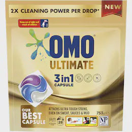 Omo Ultimate 3 in 1 Capsules 28pk