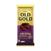 Cadbury Old Gold Dark Chocolate Jamaica Rum'n'Raisin 180g