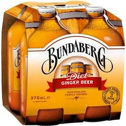 Bundaberg Ginger Beer 375ml x 4pk