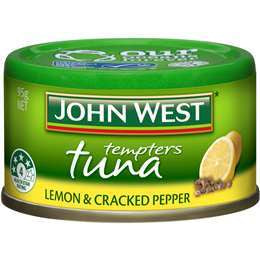 John West Tempters Lemon & Cracked Pepper Tuna 95g