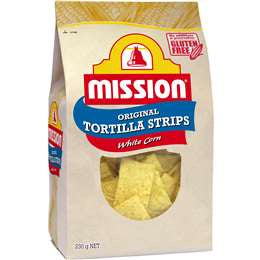 Mission Tortilla Original Strips White Corn 230g
