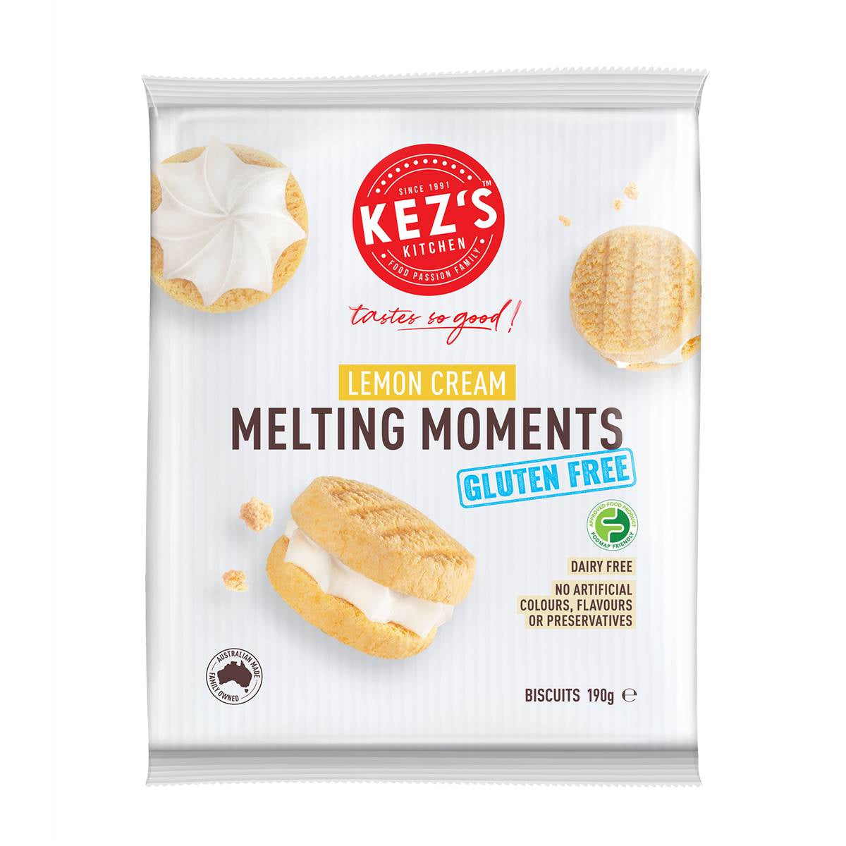 Kez's Kitchen Gluten Free Melting Moments