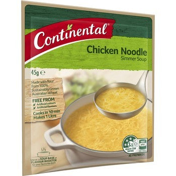 Continental Chicken Noodle Simmer Soup 45g