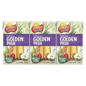 Golden Circle Golden Pash Fruit Drink 250ml x 6pk
