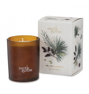 Myrtle & Moss Christmas Candle - Pine, Fir & Spruce