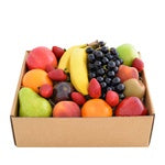 Large Fruit Box - Seasonal Fruit. Apples, Bananas, Oranges, Peaches, Nectarines, Pears, Berries, Kiwifruit & Grapes. Subject to availability instore.