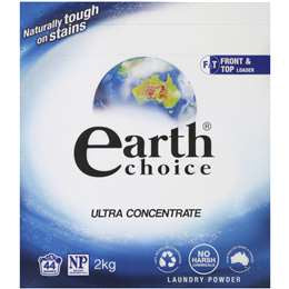 Earth Choice Laundry Powder Front & Top Loader 2kg