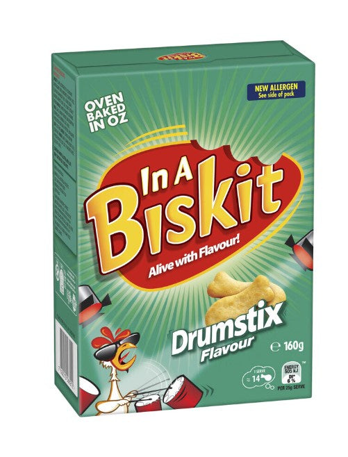 In A Biskit Drumstick Flavoured Crackers 160g