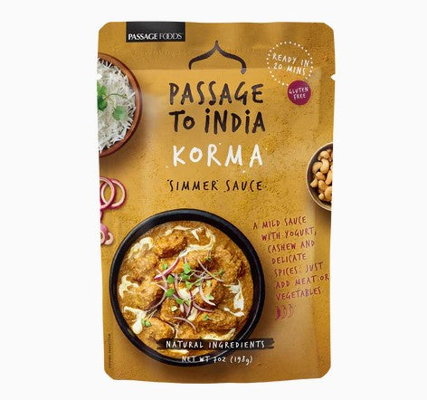 Passage To India Korma Simmer Sauce 375g
