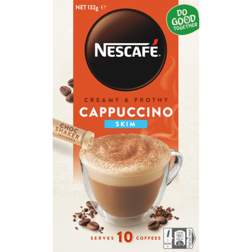 Nescafe Skim Cappuccino 132g 10pk