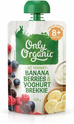 Only Organic Banana Berries & Yoghurt Brekkie 120g