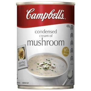 Campbell's Condensed Cream of Mushroom Soup 420g