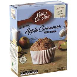 Betty Crocker Apple Cinnamon Muffin Mix 500g