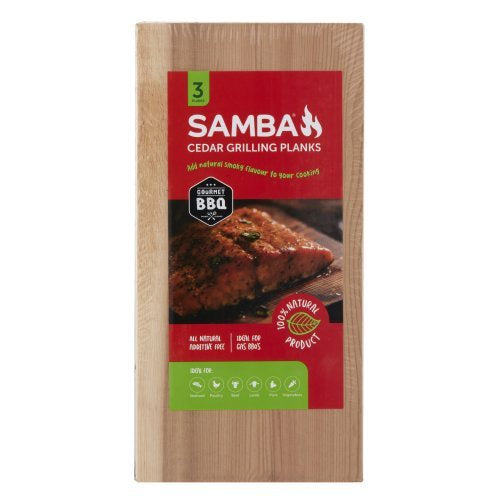 Samba Cedar Grilling Planks 3pk