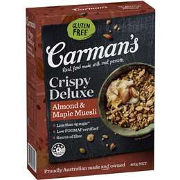 Carman's Crispy Deluxe Almond & Maple Muesli 400g