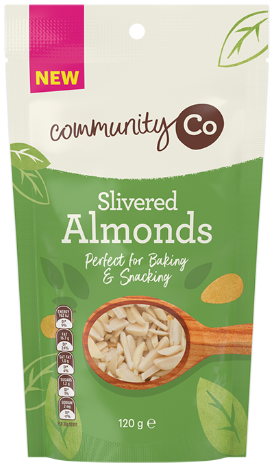 Community Co Almonds Slivered 120g