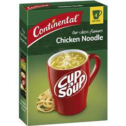 Continental Chicken Noodle Soup 40g 4pk
