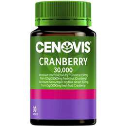 Cenovis Cranberry Capsules 30000mg 30pk