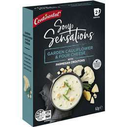 Continental Soup Sensations Cauliflower & Cheese 62g 2pk