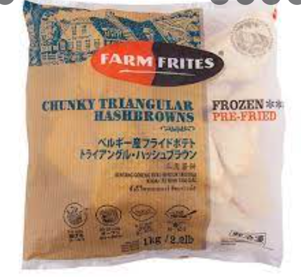 Farm Frites Chunky Triangular Hash Brown 1kg