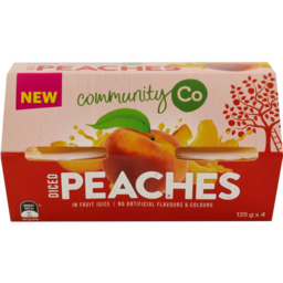Community Co Peaches 125gx4