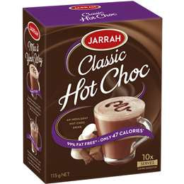 Jarrah Classic Hot Choc 115g 10pk