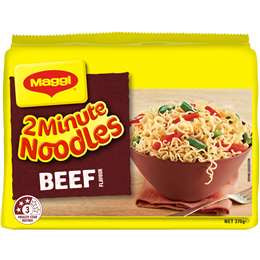 Maggi Beef 2 Minute Noodles 5pk