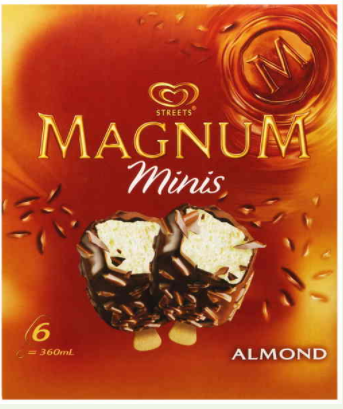 Streets Magnum Minis Almond 360ml 6pk