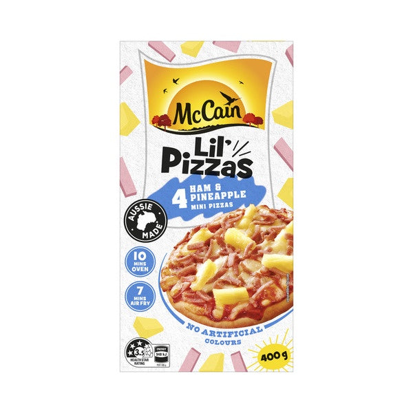 McCain Pizza Singles Ham & Pineapple 4pk