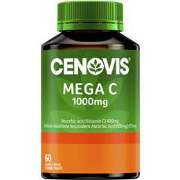 Cenovis Mega C Orange Chewable Tablet 1000mg 60pk
