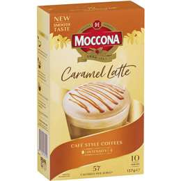Moccona Caramel Latte 137g 10pk
