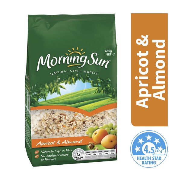 Morning Sun Apricot And Almond Breakfast Cereal 650g