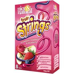 Nice and Natural Fruit Strings 136g