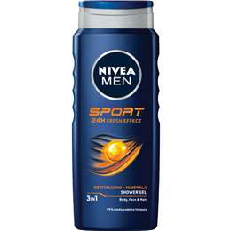 Nivea Mens Sport Shower Gel & Body Wash 500ml